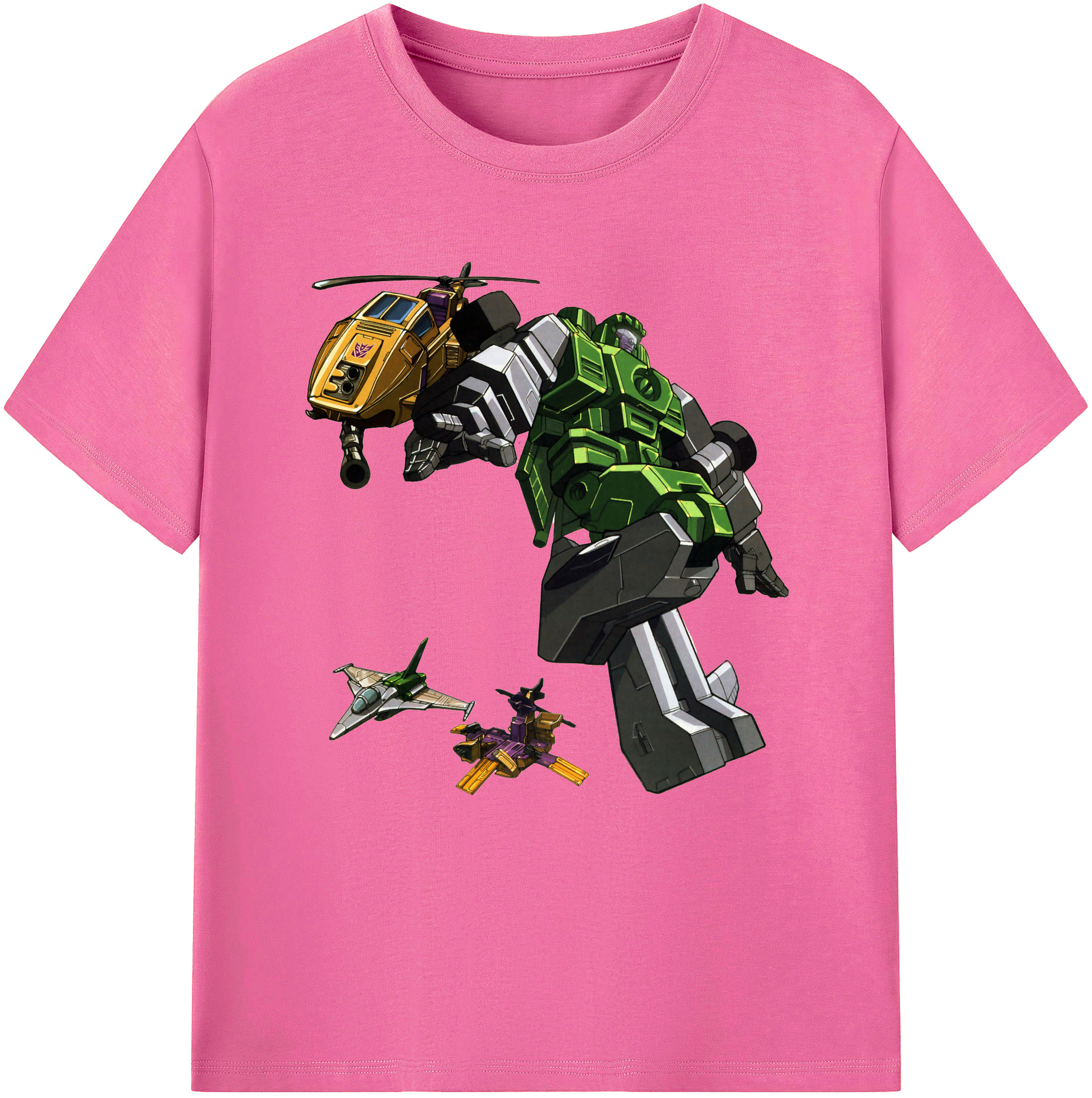 （画像用）  レディースカジュアルプリントTシャツ（綿100％）